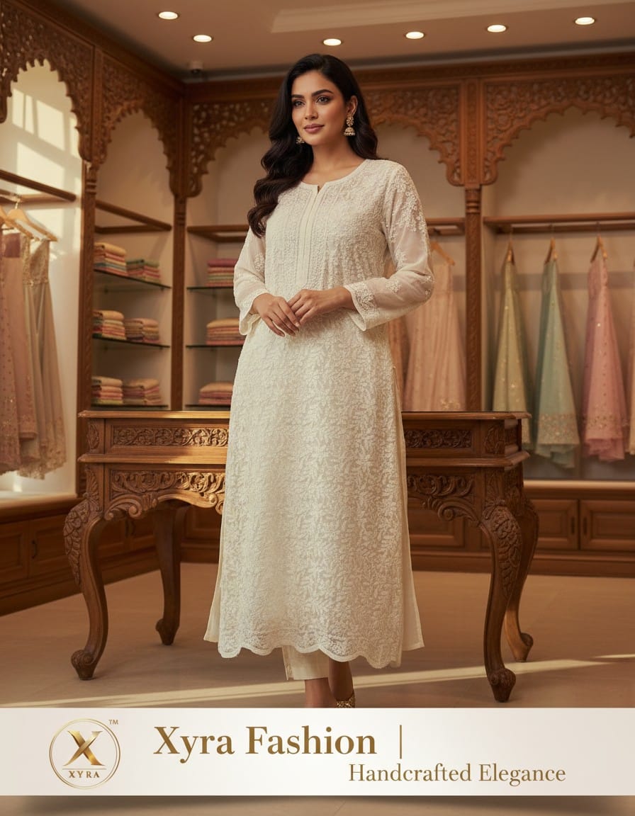 White Long Kurti